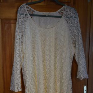 Lacy lined blouse